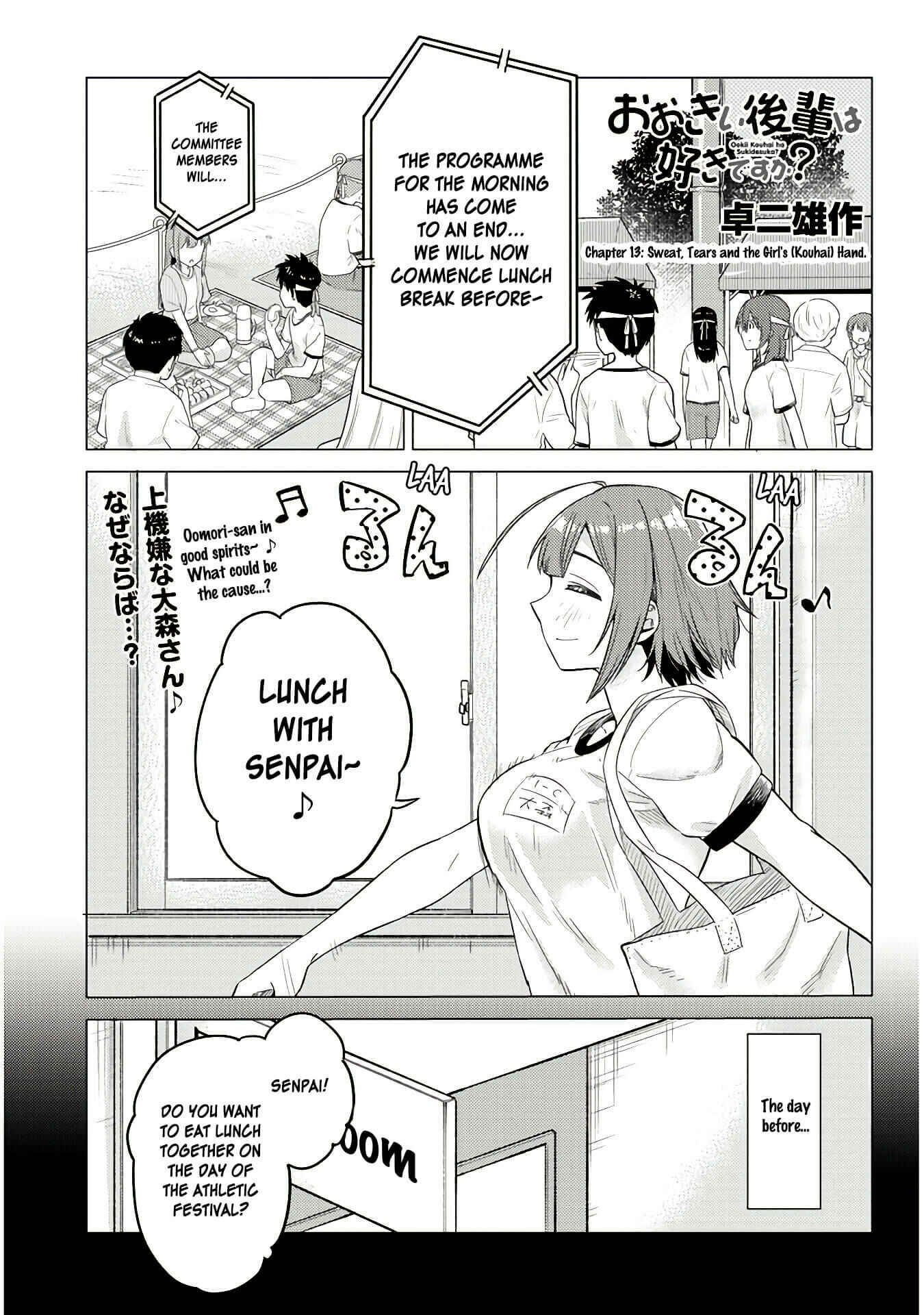 Page 1 Chapter 13 Ookii Kouhai wa Suki Desu ka?