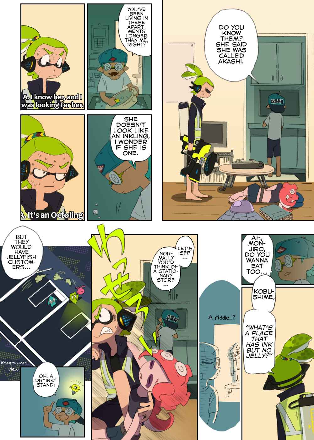 Page 34 Chapter 8 Sorobochis Splatoon Extras
