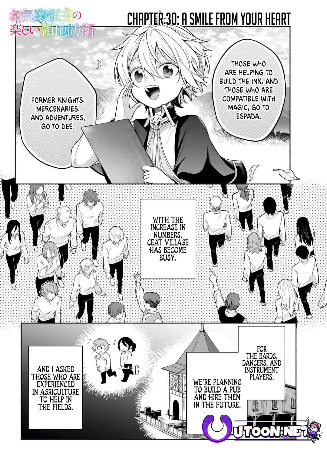 Page 2 Chapter 30.1 Okiraku Ryoushu no Tanoshii Ryouchi Bouei ~Seisan-kei Majutsu de Na mo na Kimura wo Saikyou no Jousai Toshi ni~