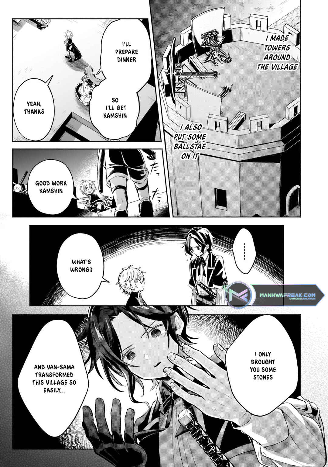 Page 10 Chapter 11 Okiraku Ryoushu no Tanoshii Ryouchi Bouei ~Seisan-kei Majutsu de Na mo na Kimura wo Saikyou no Jousai Toshi ni~