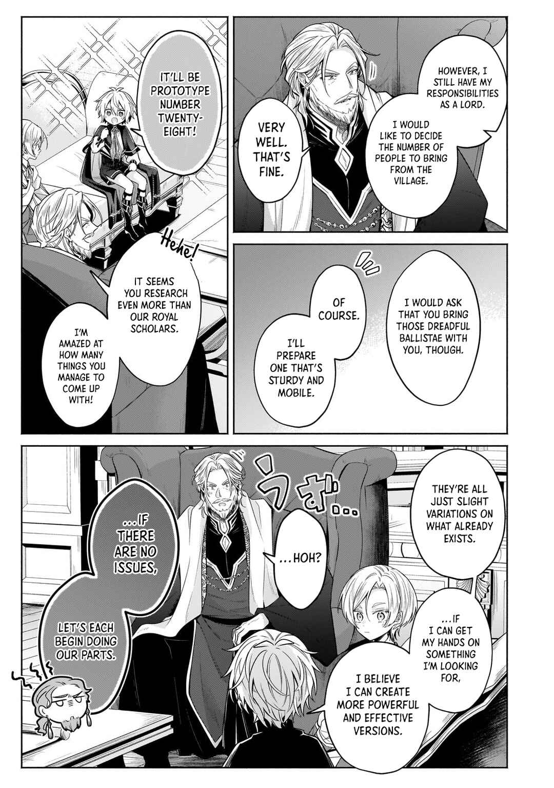 Page 14 Chapter 36.1 Okiraku Ryoushu no Tanoshii Ryouchi Bouei ~Seisan-kei Majutsu de Na mo na Kimura wo Saikyou no Jousai Toshi ni~