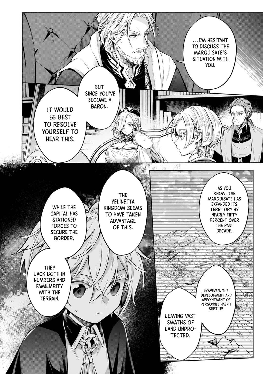 Page 7 Chapter 36.1 Okiraku Ryoushu no Tanoshii Ryouchi Bouei ~Seisan-kei Majutsu de Na mo na Kimura wo Saikyou no Jousai Toshi ni~