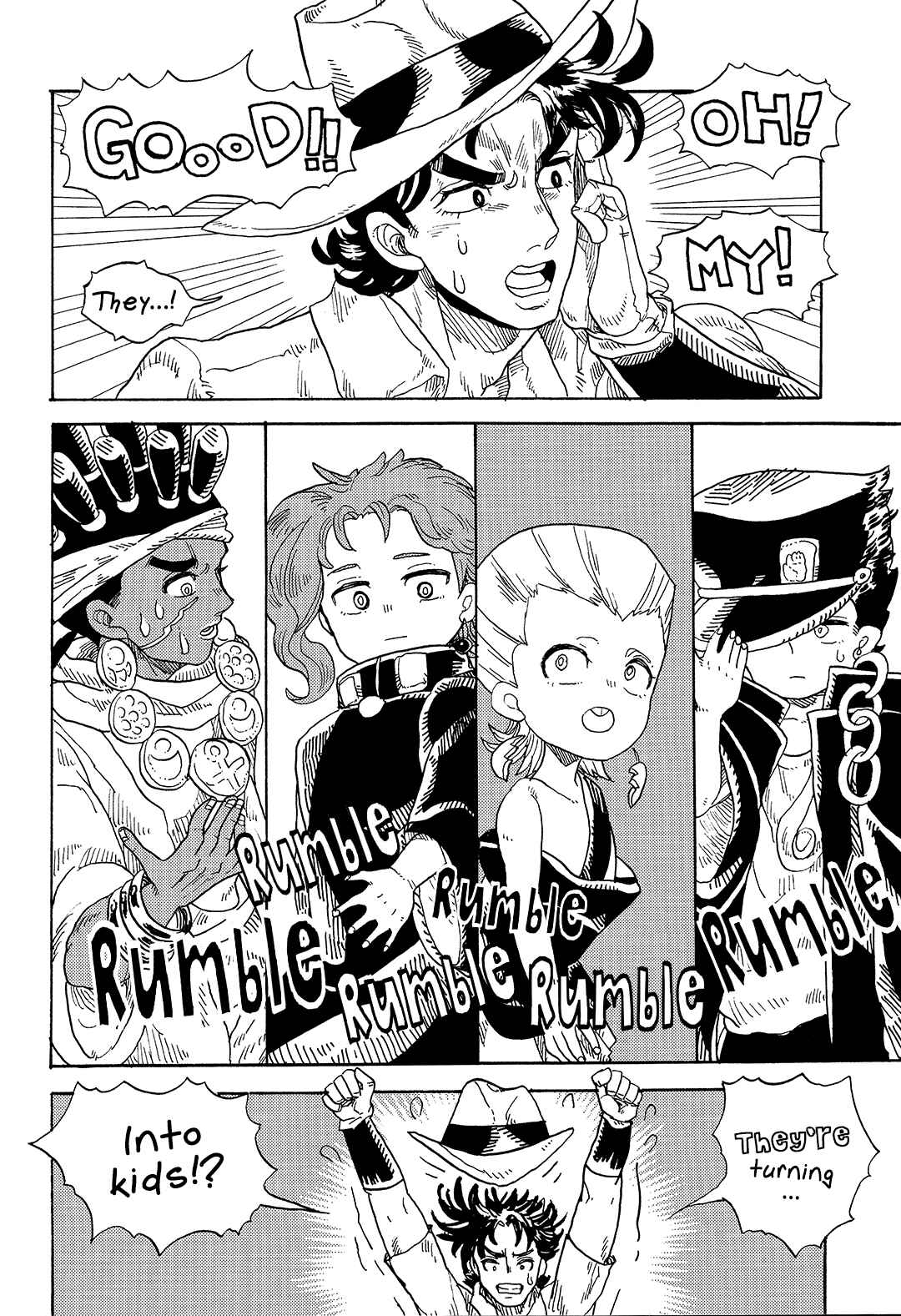 Page 3 Chapter Unknown_f12c JoJos Bizarre Adventure - Stardust Babies (Doujinshi)