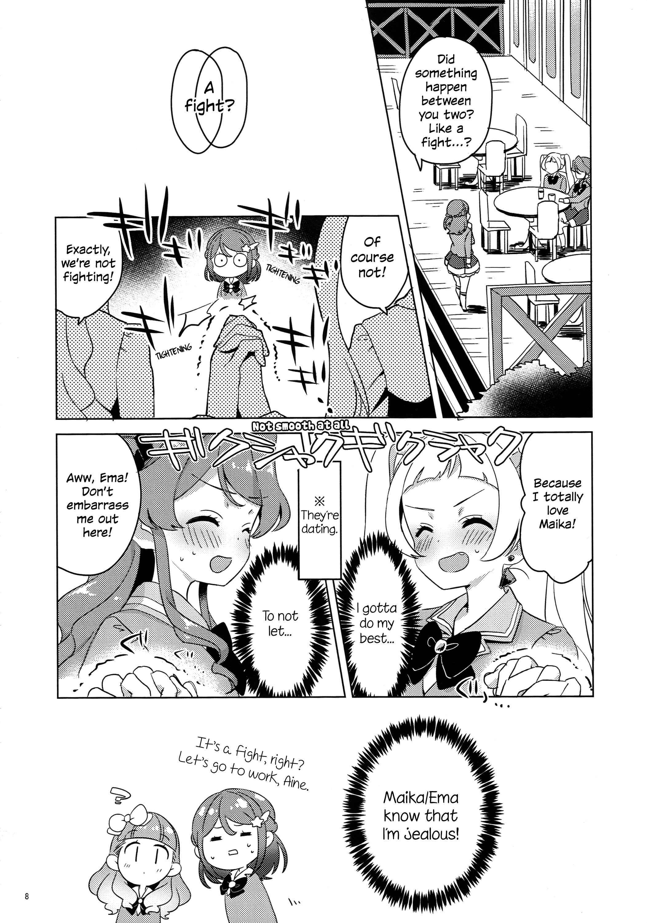Page 7 Chapter Unknown_4455 Aikatsu Friends! - Koneko no Yakimochi (Doujinshi)