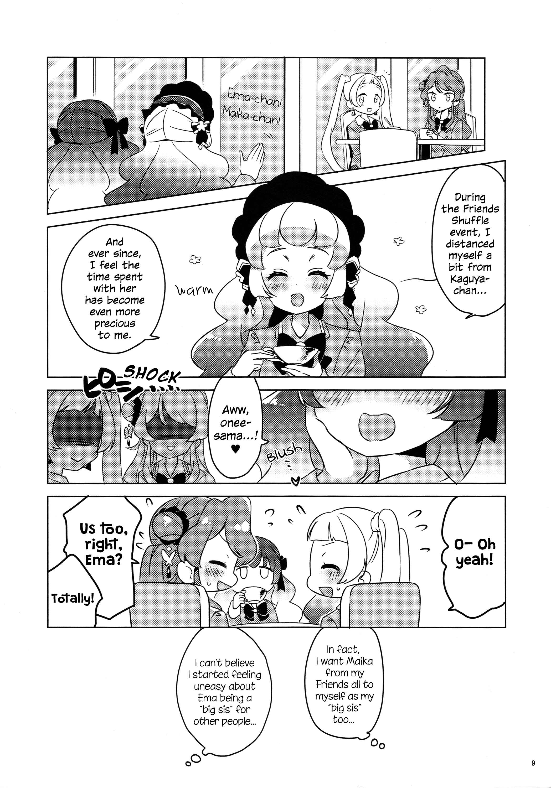 Page 8 Chapter Unknown_4455 Aikatsu Friends! - Koneko no Yakimochi (Doujinshi)