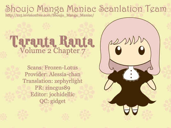 Page 1 Chapter 7 Taranta Ranta