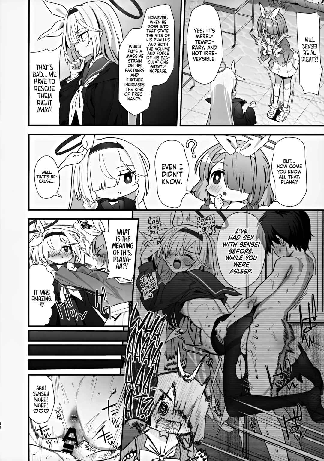 Page 24 Chapter Unknown_7b3f Blue Archive -  Sensei! What Is the Meaning of This?!
