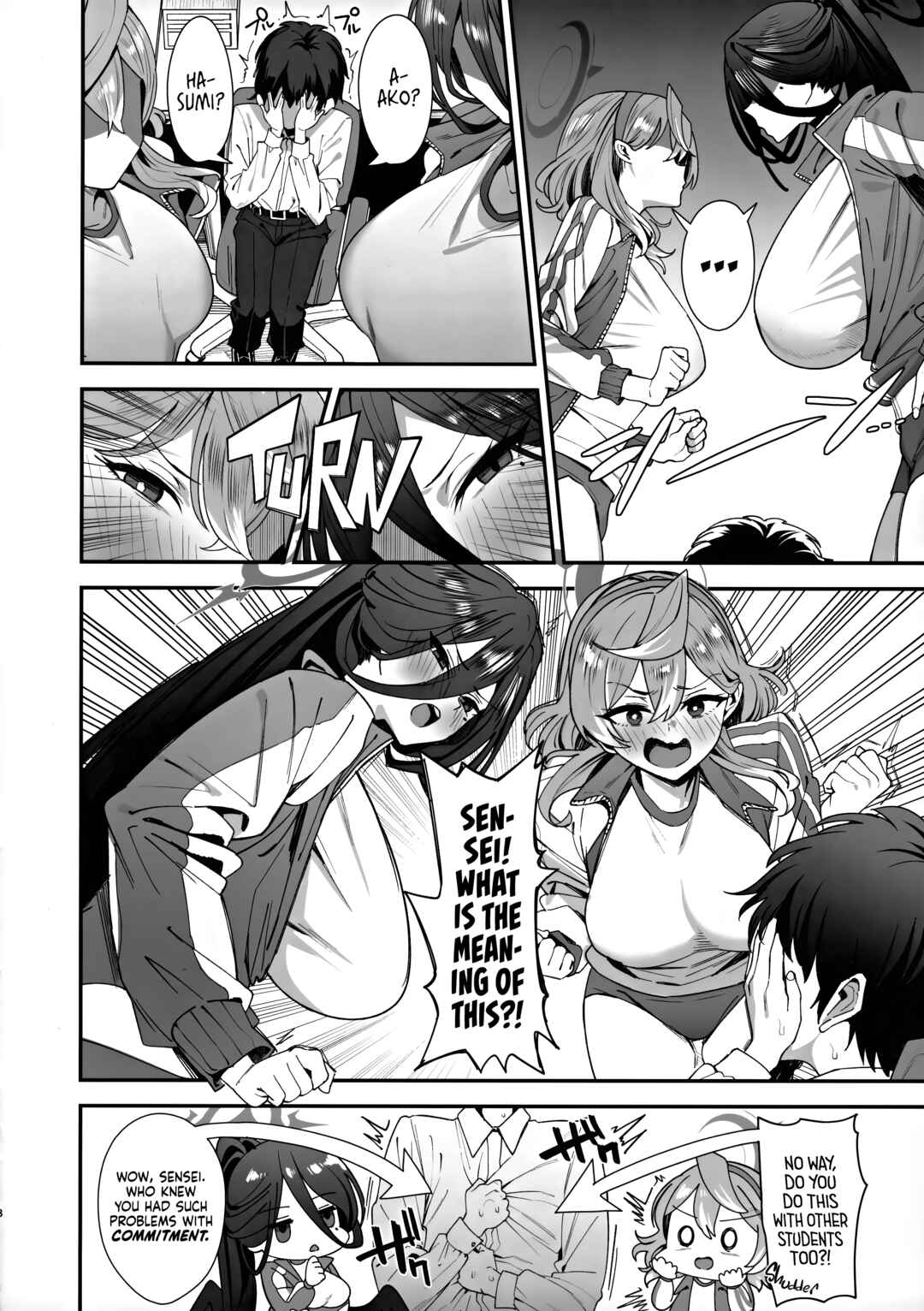 Page 8 Chapter Unknown_7b3f Blue Archive -  Sensei! What Is the Meaning of This?!