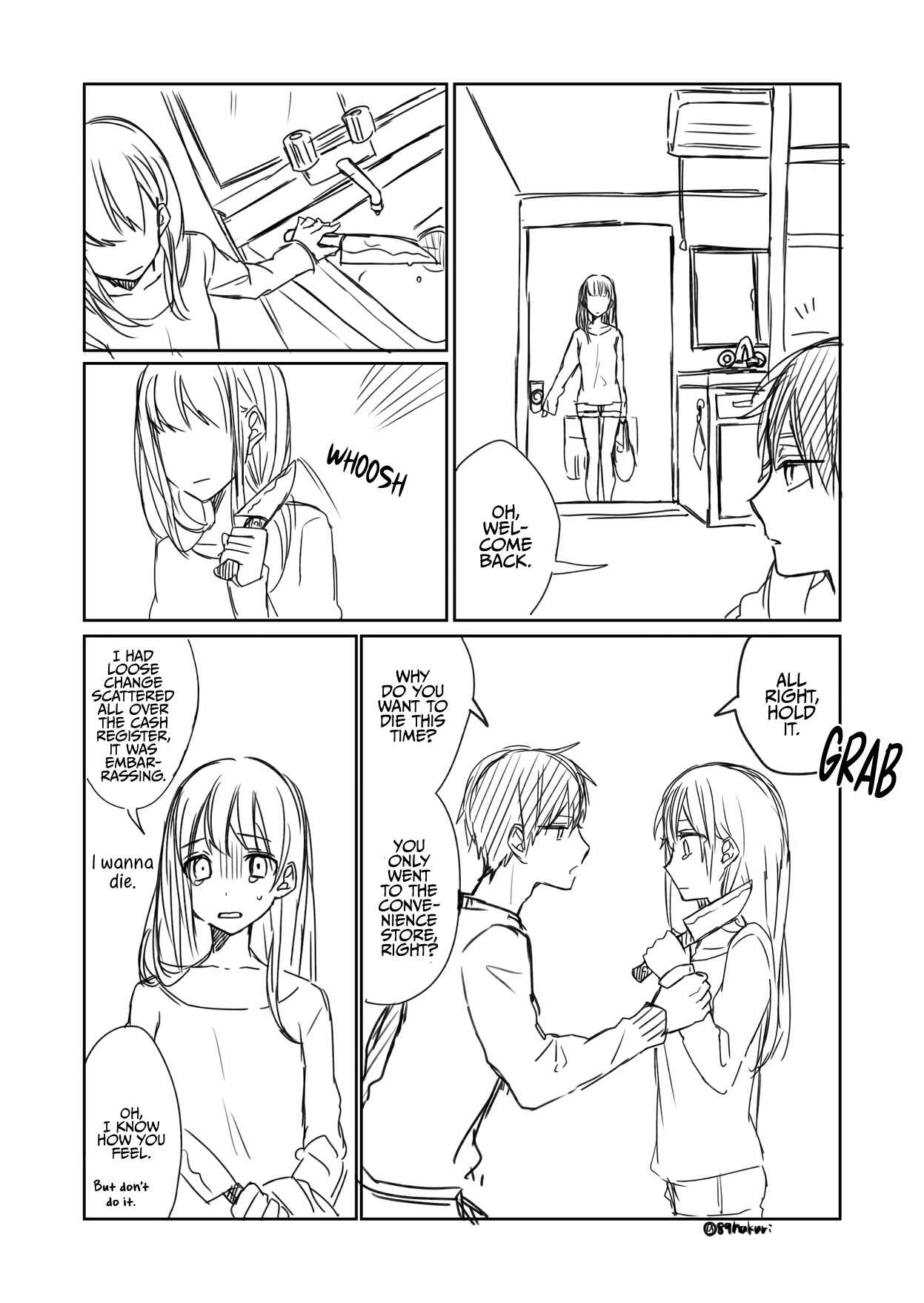 Page 1 Chapter Unknown_b39b A Girl Wanting to Die Over the Slightest of Things