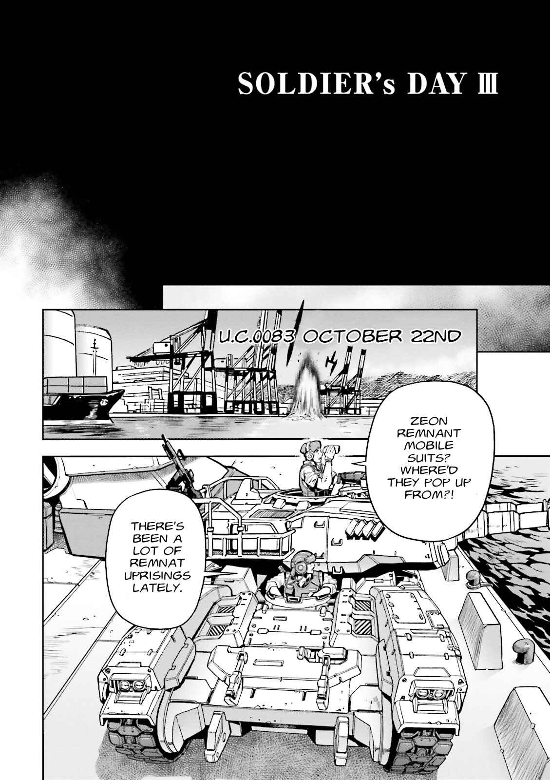 Page 3 Chapter 23.5 Mobile Suit Gundam 0083 REBELLION