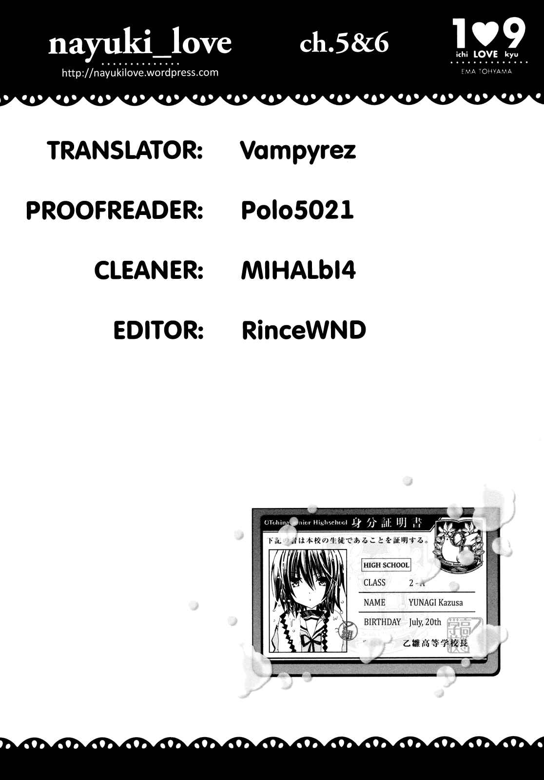 Page 12 Chapter 6 1 Love 9