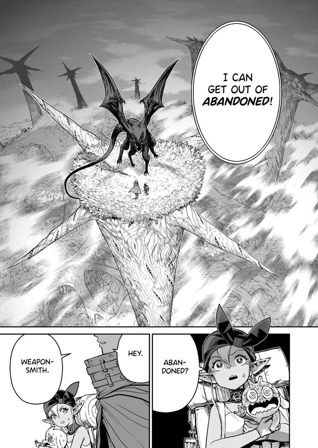 Page 3 Chapter 5 Abandoned ~Tsuyosugite Buki ga Kowareru Yuusha to Buki Shokunin no Elf~