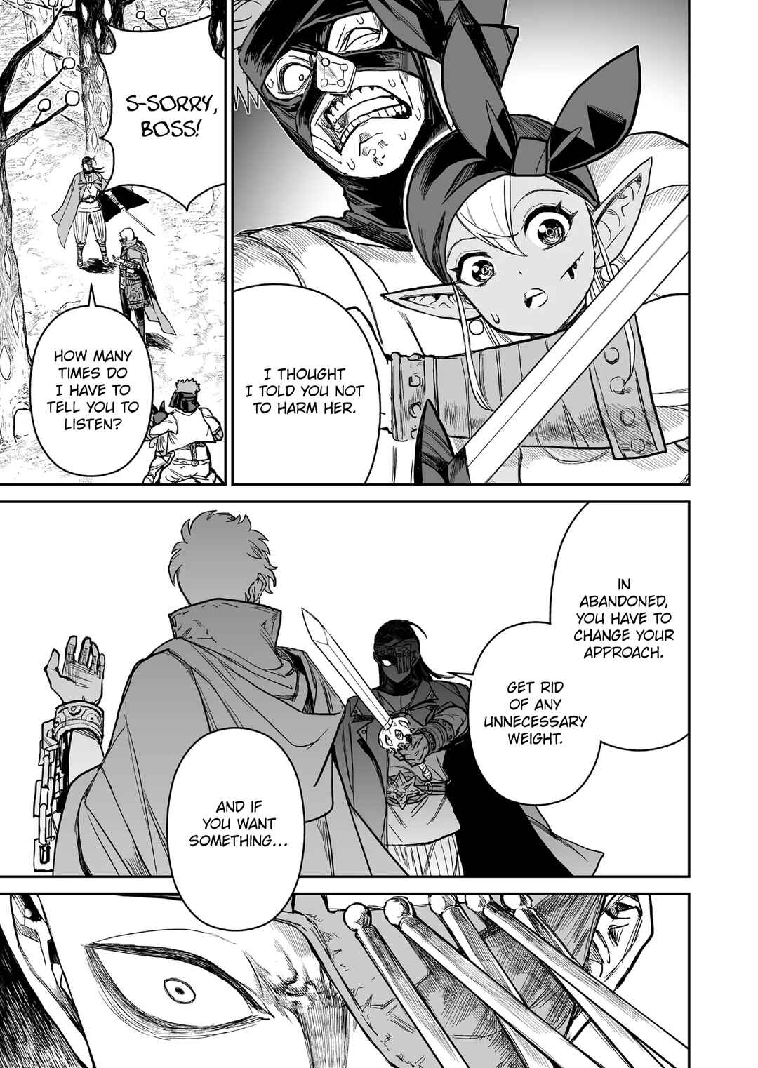 Page 11 Chapter 7 Abandoned ~Tsuyosugite Buki ga Kowareru Yuusha to Buki Shokunin no Elf~