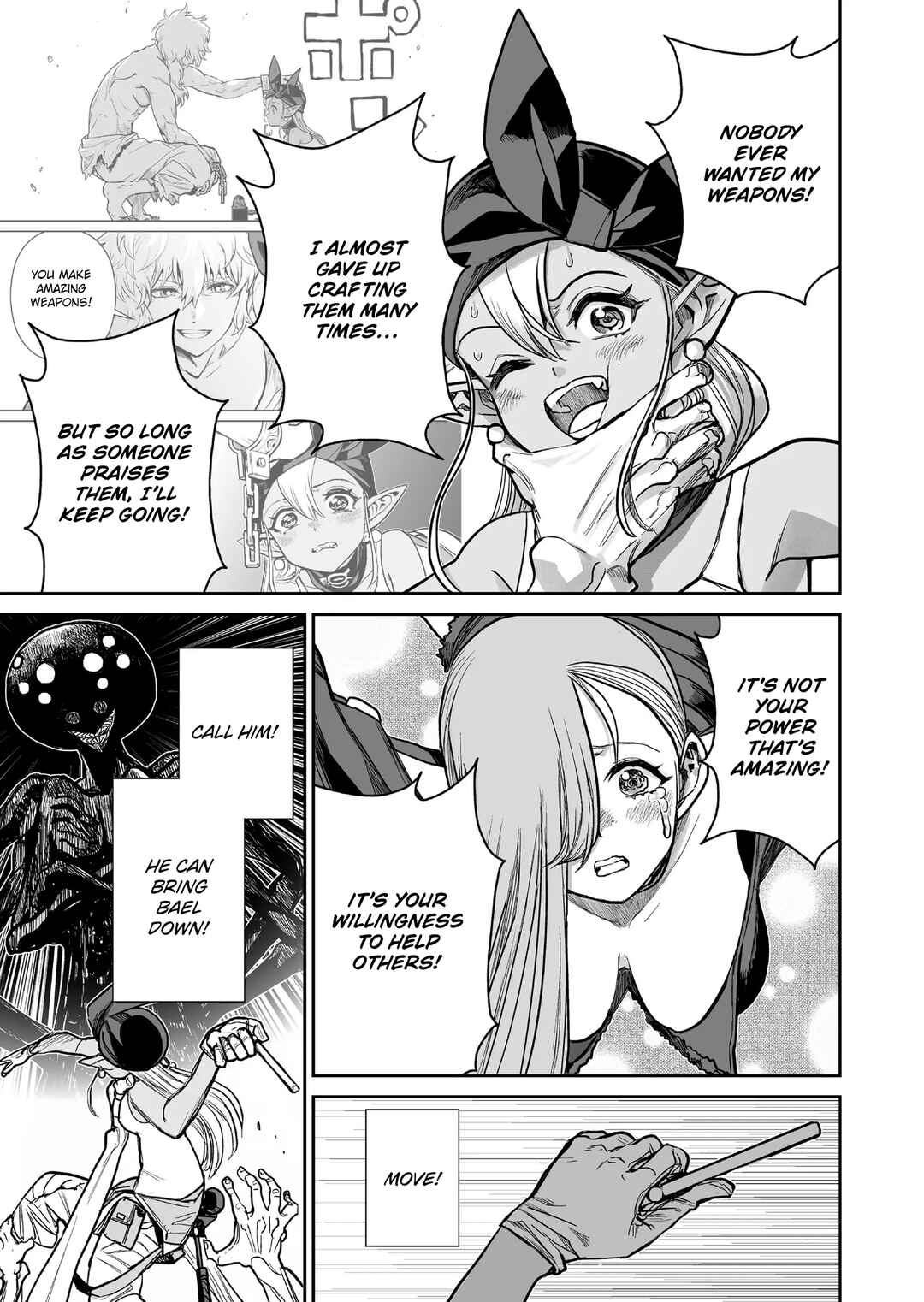 Page 13 Chapter 10 Abandoned ~Tsuyosugite Buki ga Kowareru Yuusha to Buki Shokunin no Elf~