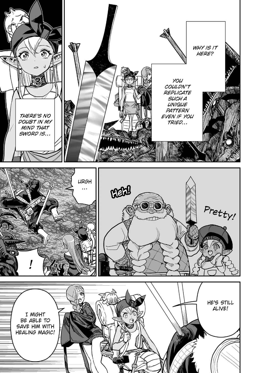 Page 7 Chapter 14 Abandoned ~Tsuyosugite Buki ga Kowareru Yuusha to Buki Shokunin no Elf~