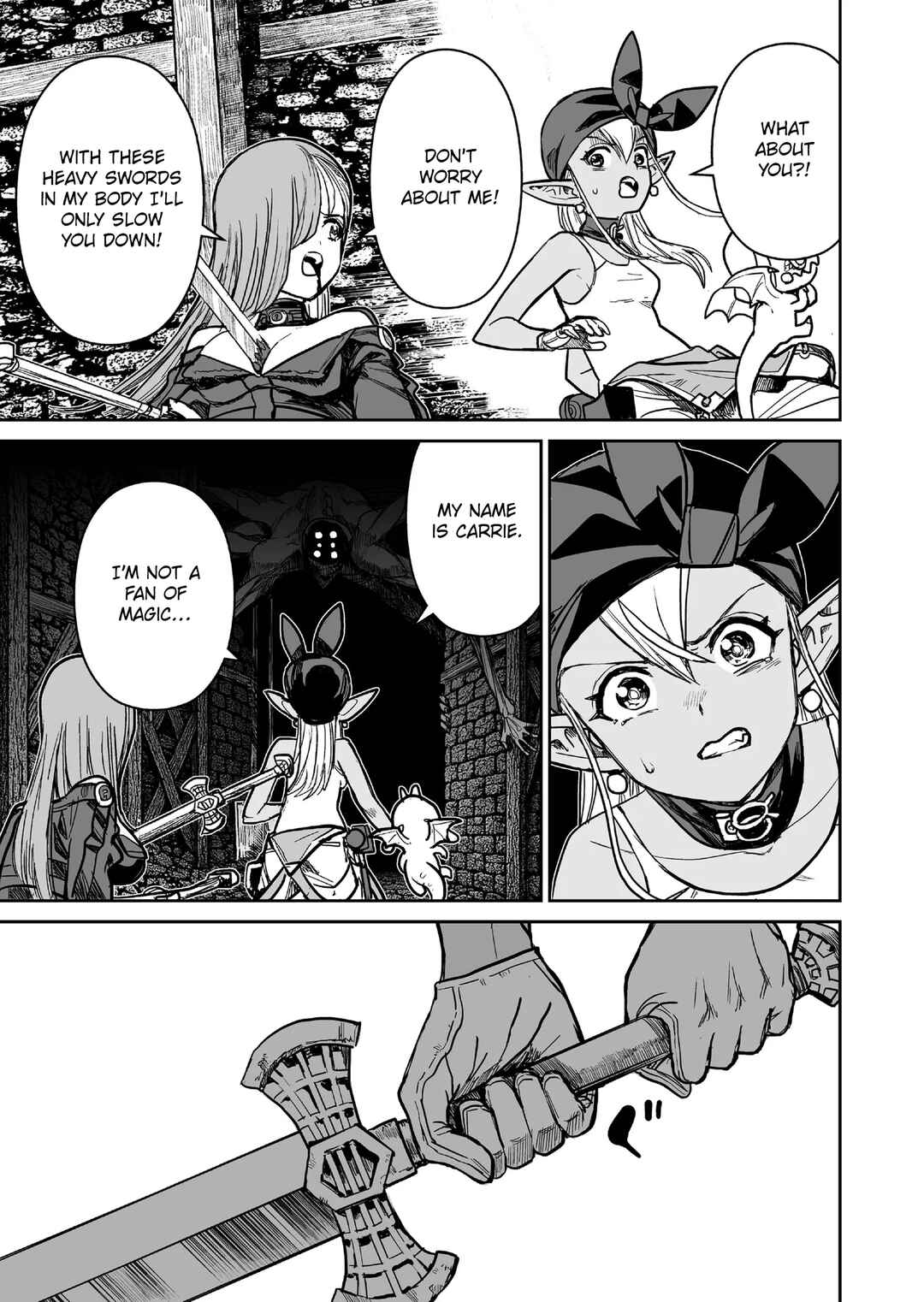 Page 7 Chapter 9 Abandoned ~Tsuyosugite Buki ga Kowareru Yuusha to Buki Shokunin no Elf~