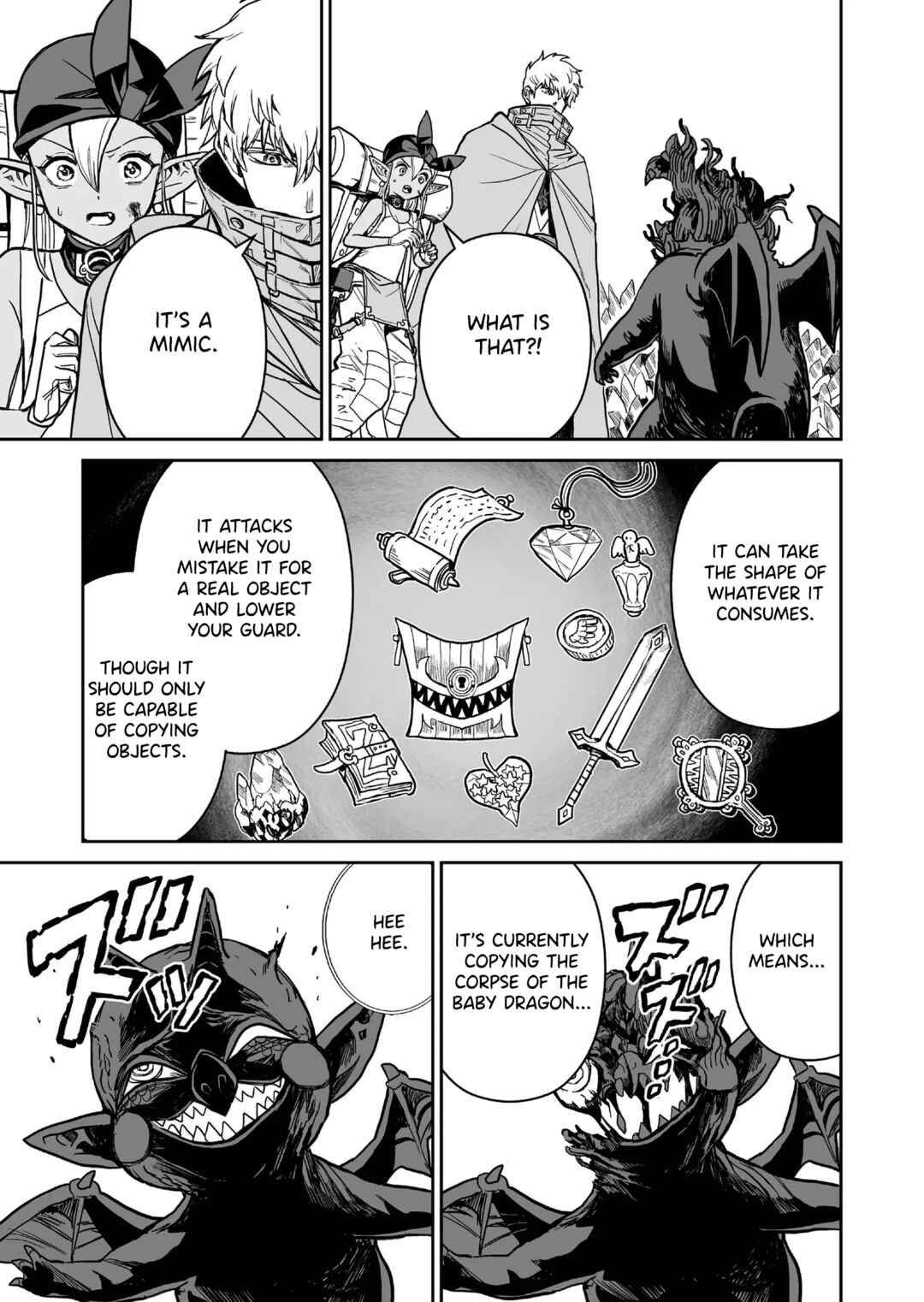 Page 13 Chapter 3 Abandoned ~Tsuyosugite Buki ga Kowareru Yuusha to Buki Shokunin no Elf~