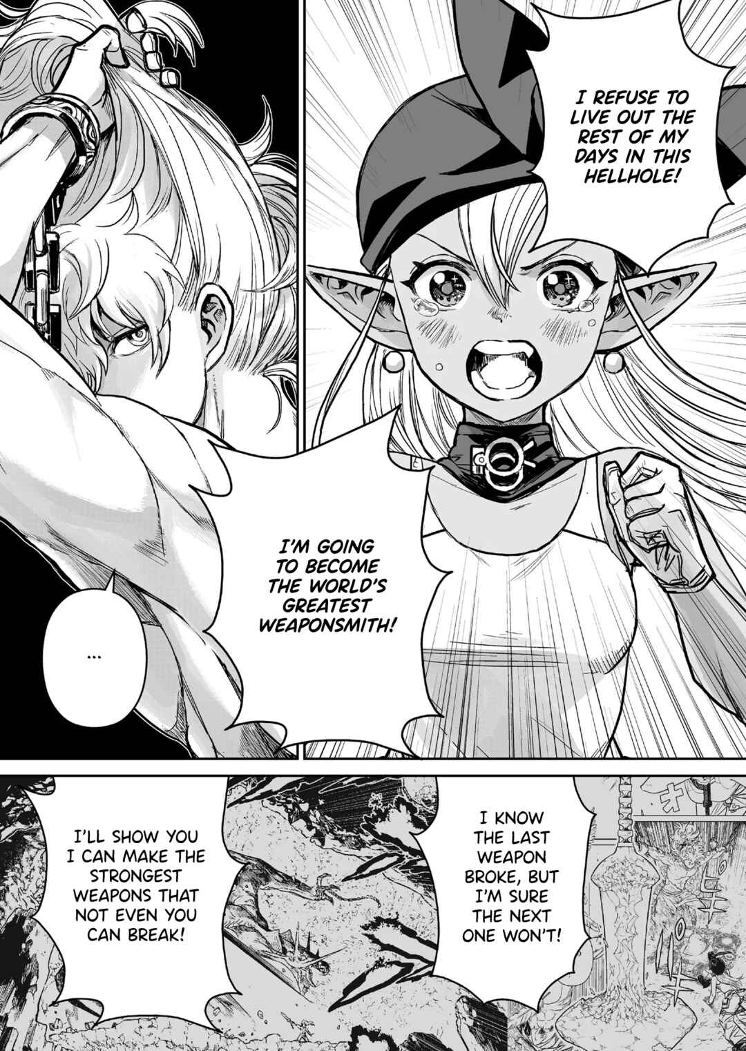 Page 11 Chapter 2 Abandoned ~Tsuyosugite Buki ga Kowareru Yuusha to Buki Shokunin no Elf~