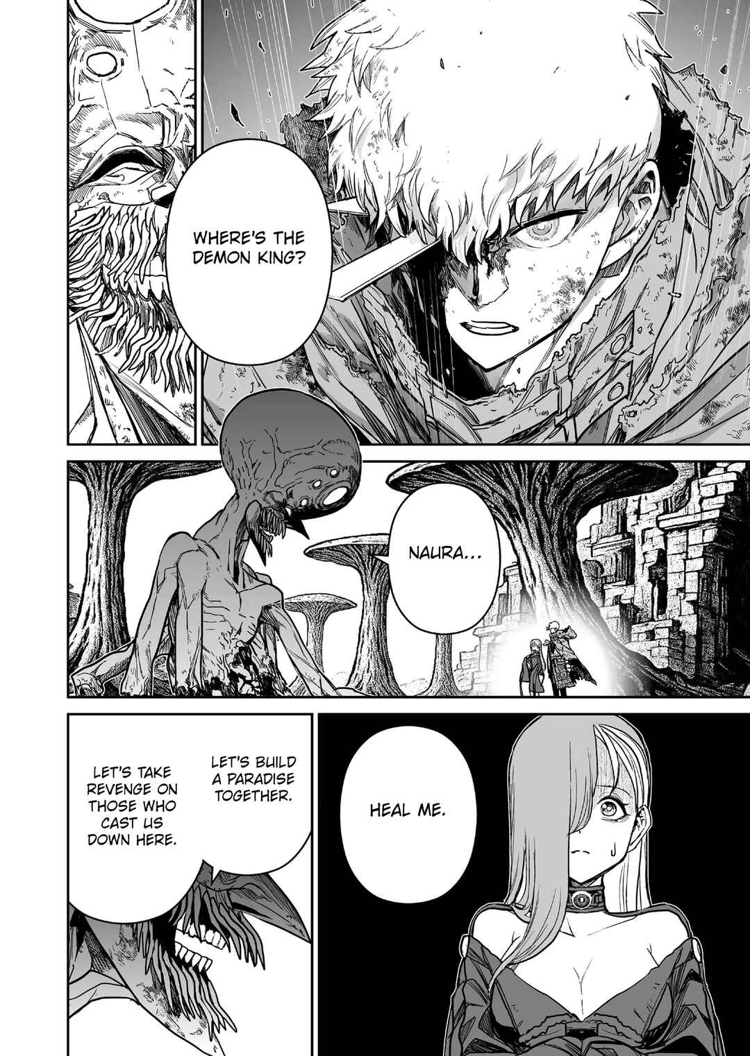 Page 10 Chapter 13 Abandoned ~Tsuyosugite Buki ga Kowareru Yuusha to Buki Shokunin no Elf~