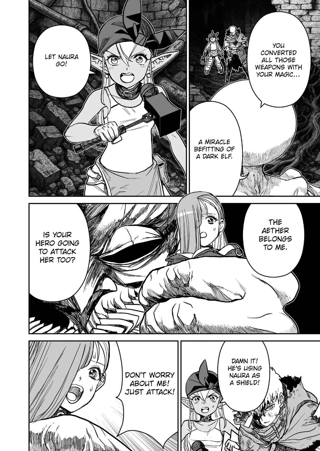 Page 2 Chapter 13 Abandoned ~Tsuyosugite Buki ga Kowareru Yuusha to Buki Shokunin no Elf~