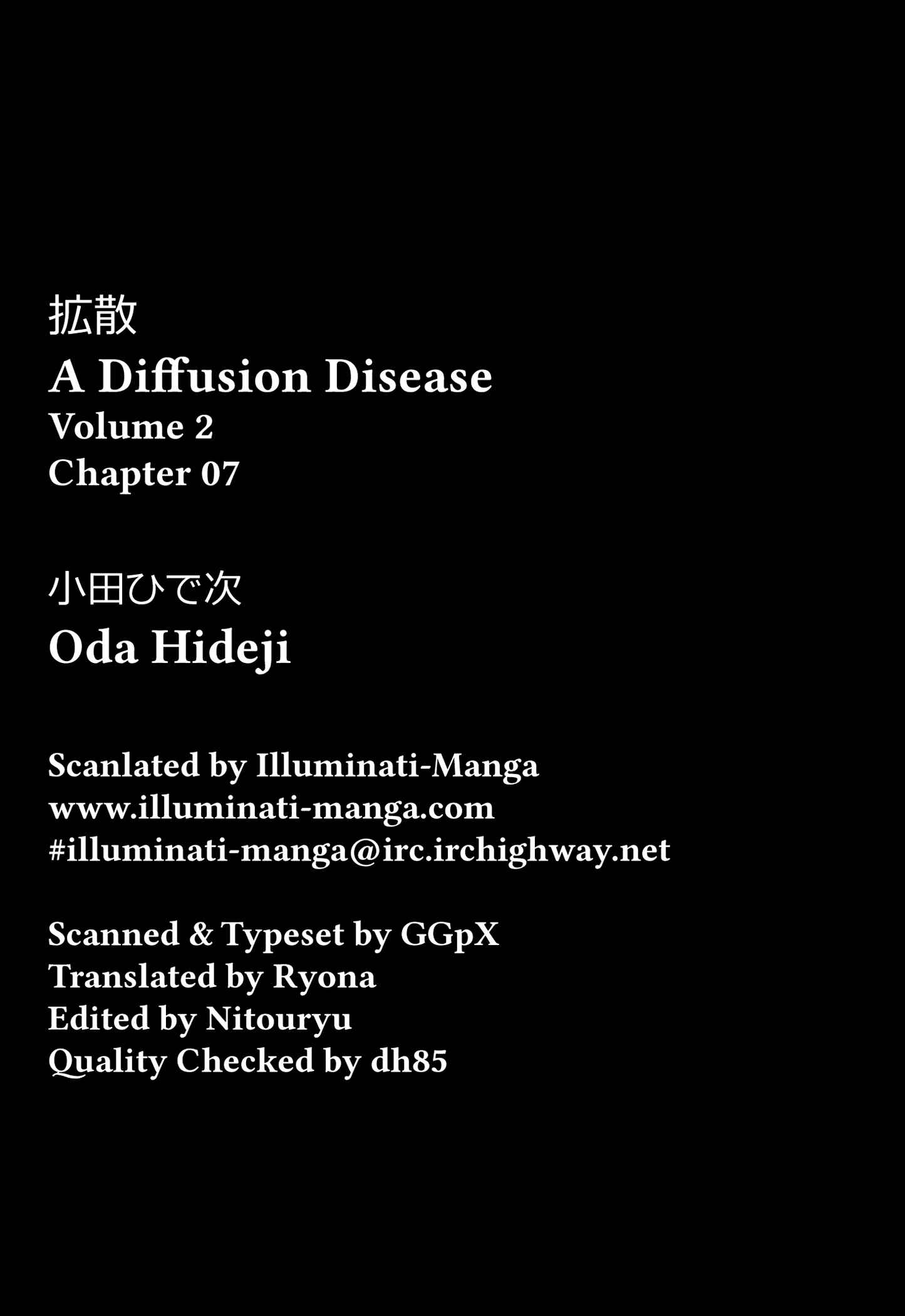 Page 1 Chapter 7 A Diffusion Disease