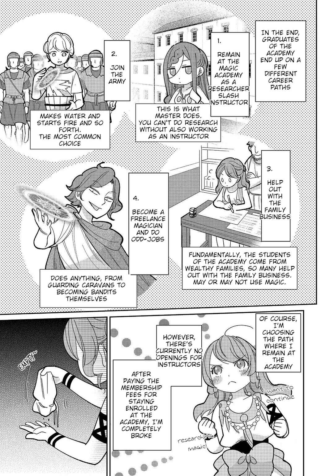 Page 3 Chapter 9 Tensei Dai Majo no Isekai Kurashi ~Kodai Roman-Fuu Kokka de Hajimeru Mahou Kenkyuu~