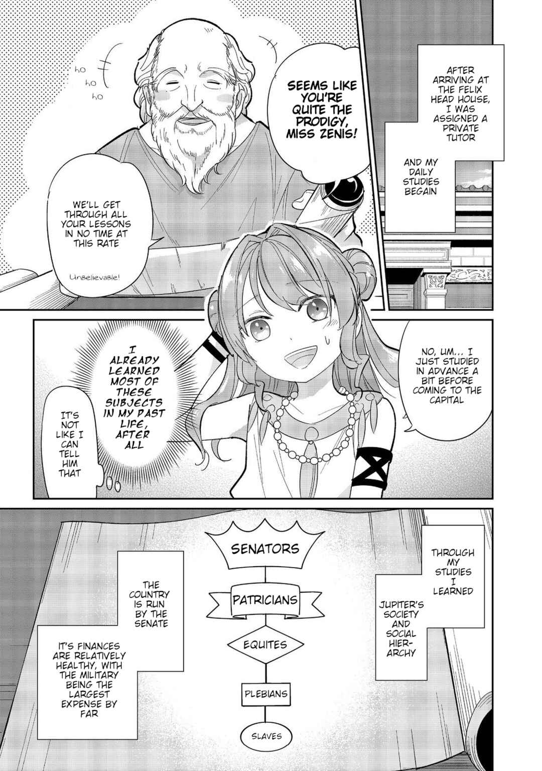 Page 1 Chapter 3 Tensei Dai Majo no Isekai Kurashi ~Kodai Roman-Fuu Kokka de Hajimeru Mahou Kenkyuu~