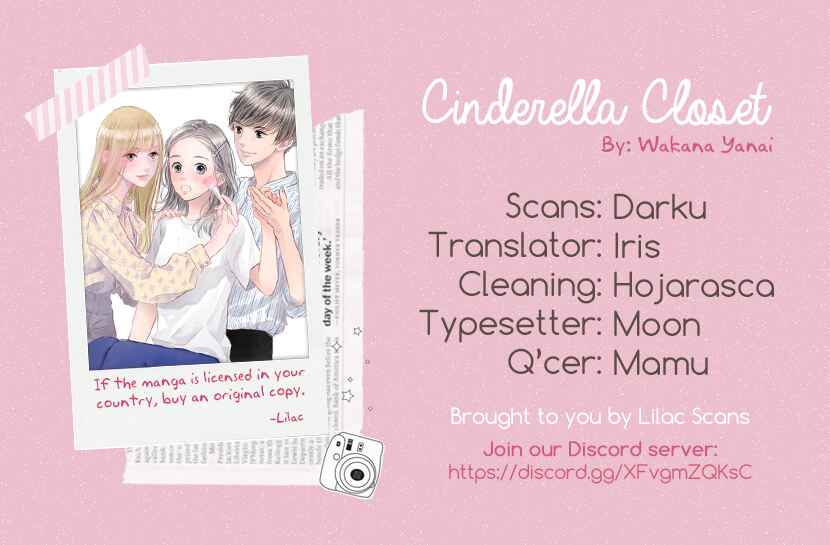 Page 1 Chapter 3 Cinderella Closet
