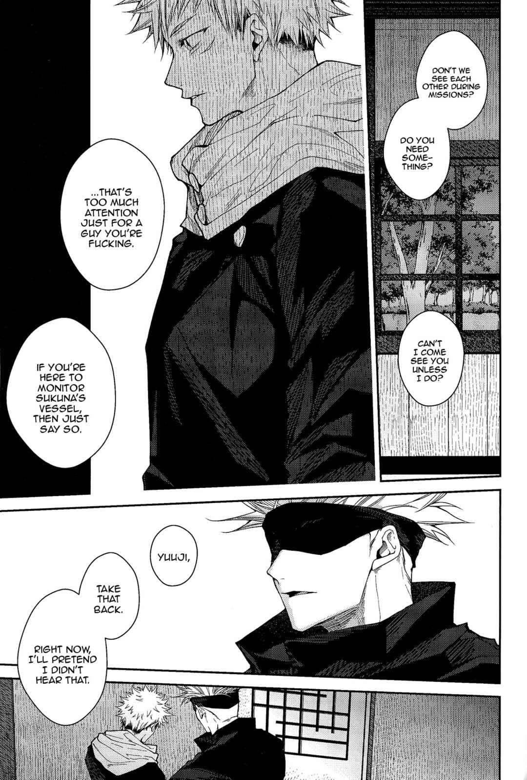 Page 24 Chapter Unknown_68ff Jujutsu Kaisen - Yoake Matsu Futari (Doujinshi)