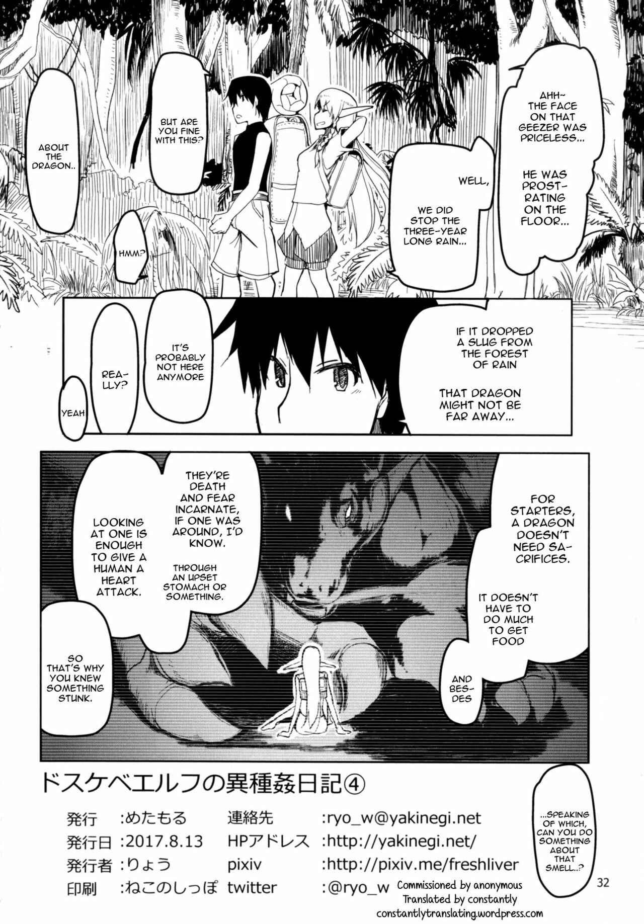 Page 33 Chapter 4 Dosukebe Elf no Ishukan Nikki