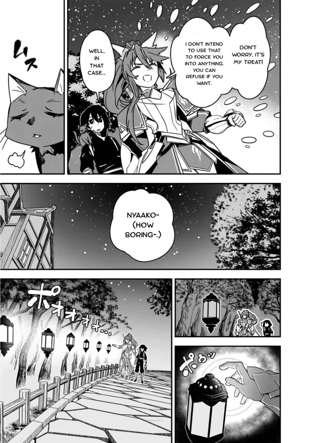Page 13 Chapter 3 Kuroneko no Kenshi ~Black na Party wo Yametara S-kyuu Boukensha ni Scout Saremashita. Imasara Modotte kite to Iwaretemo Mousoi desu~
