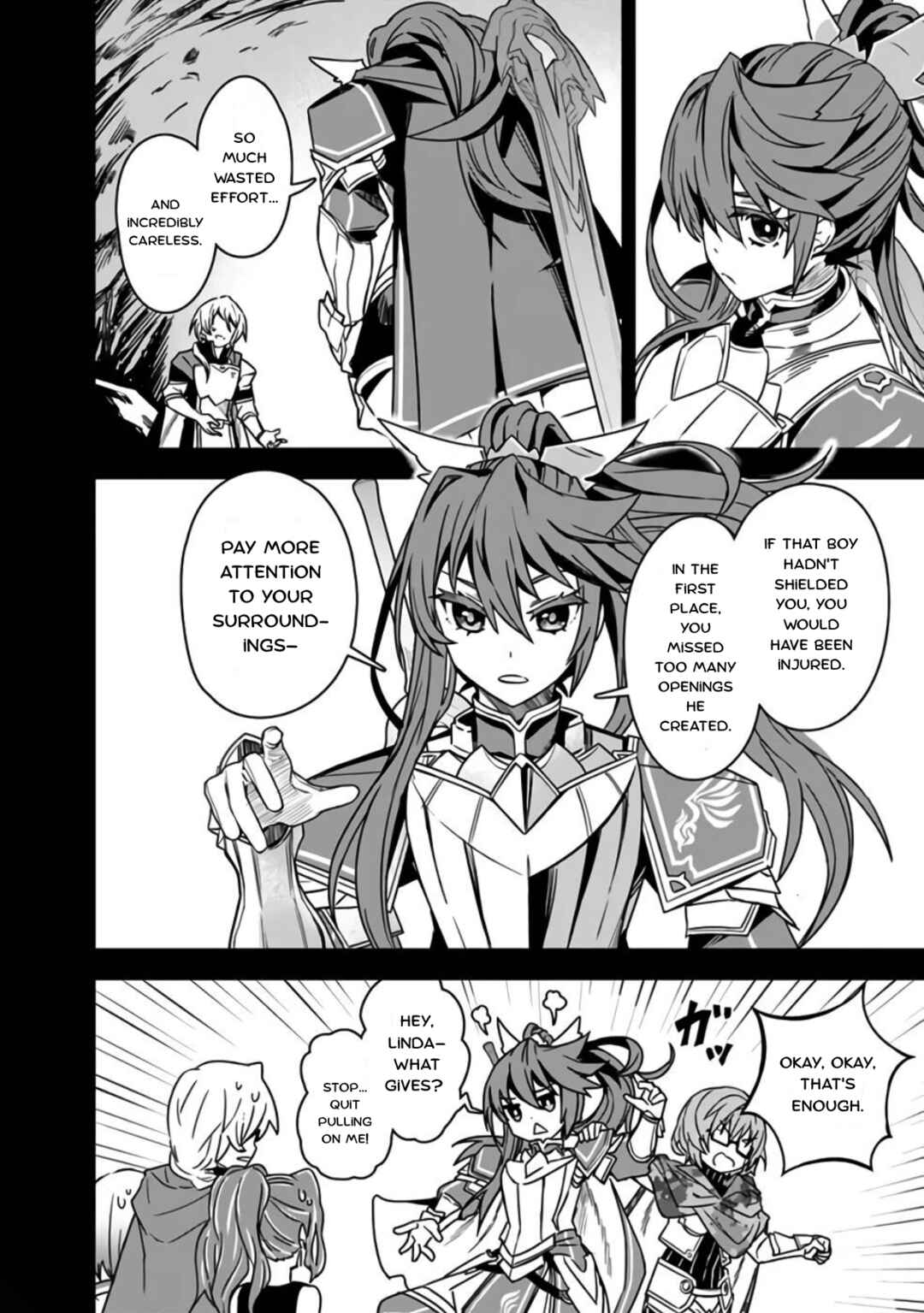 Page 8 Chapter 3 Kuroneko no Kenshi ~Black na Party wo Yametara S-kyuu Boukensha ni Scout Saremashita. Imasara Modotte kite to Iwaretemo Mousoi desu~