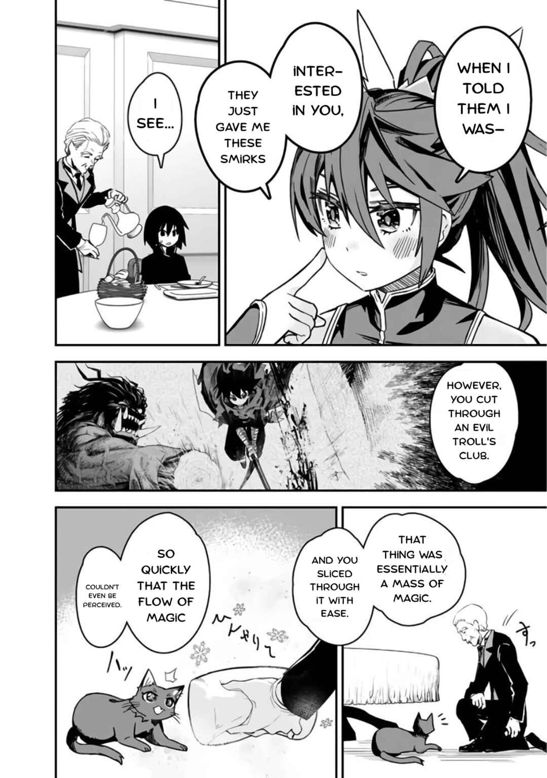 Page 17 Chapter 4 Kuroneko no Kenshi ~Black na Party wo Yametara S-kyuu Boukensha ni Scout Saremashita. Imasara Modotte kite to Iwaretemo Mousoi desu~