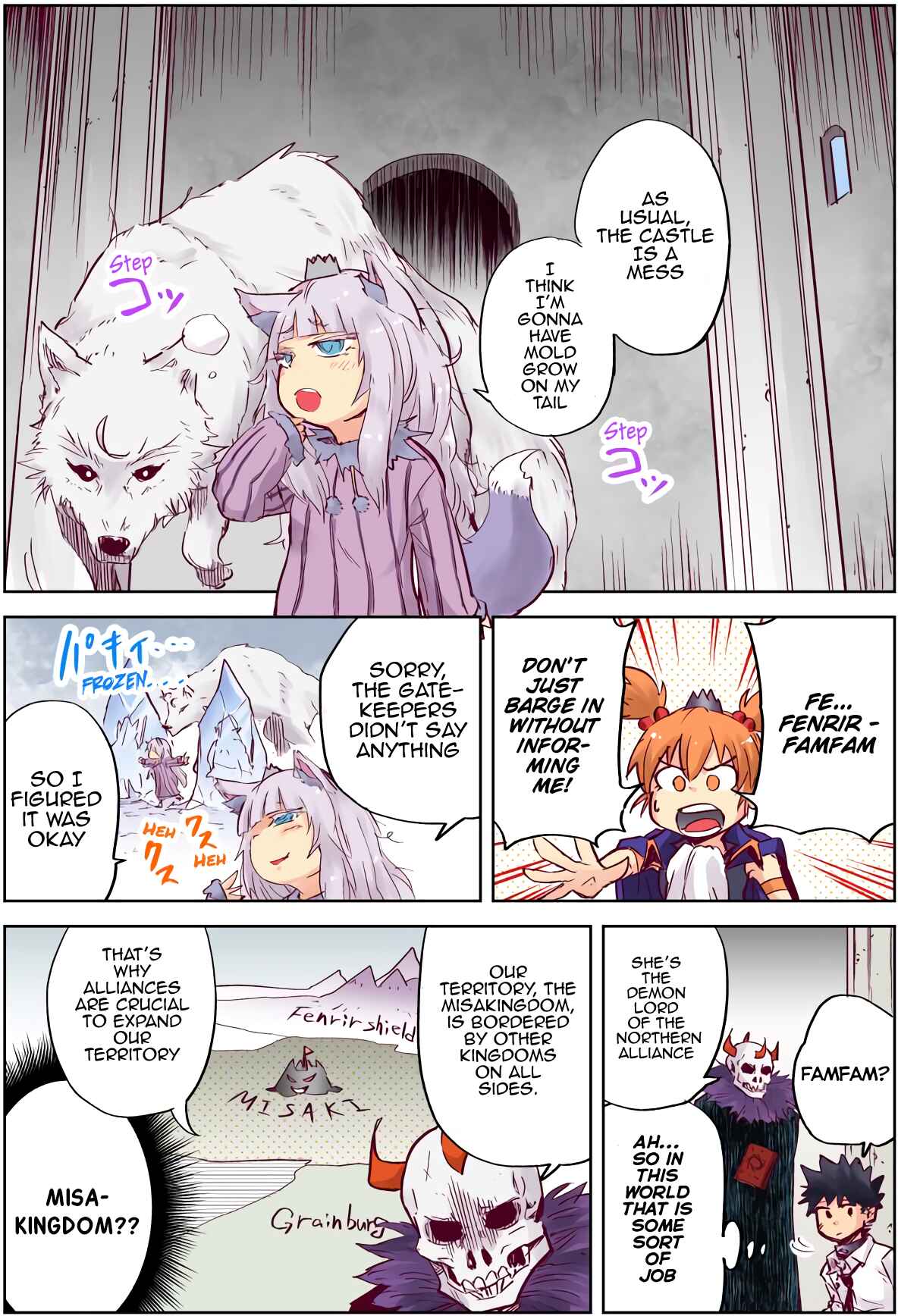 Page 1 Chapter 3 When I Went to Another World, My Little Sister Was Already Reigning as the Demon Lord (Webcomic)