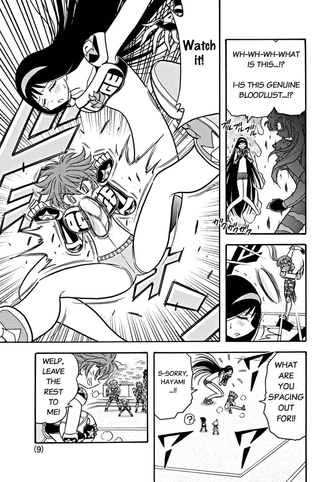 Page 9 Chapter 38 Flaming Fightball Girl Dodge Danko