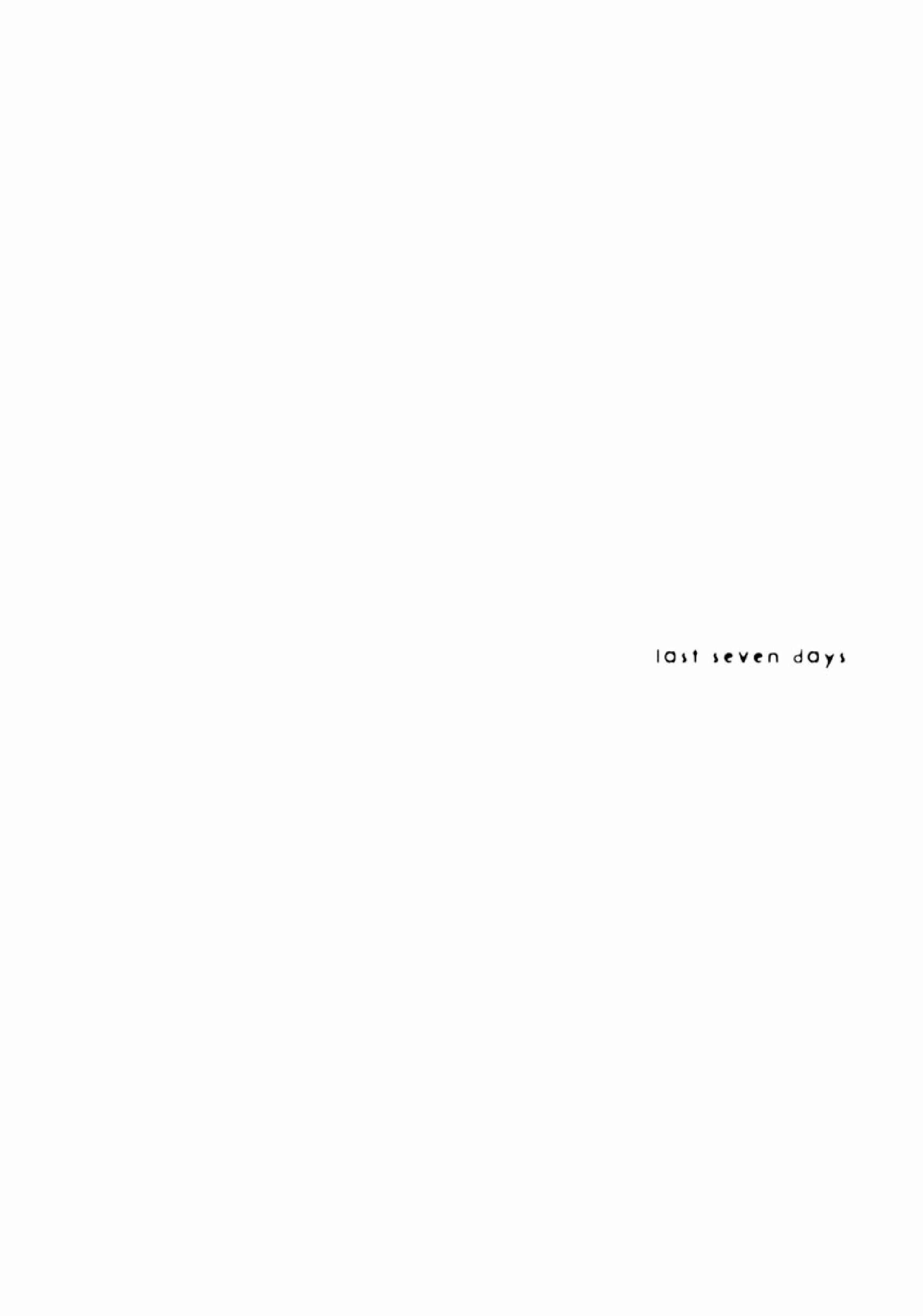 Page 3 Chapter 6 Last Seven Days