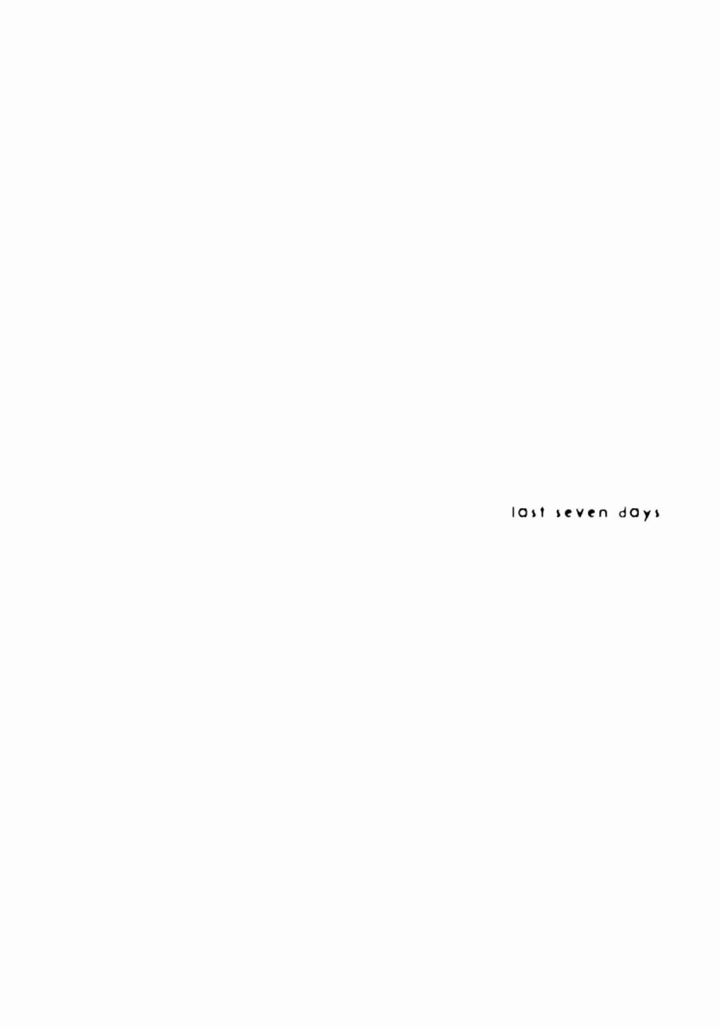 Page 3 Chapter 2 Last Seven Days