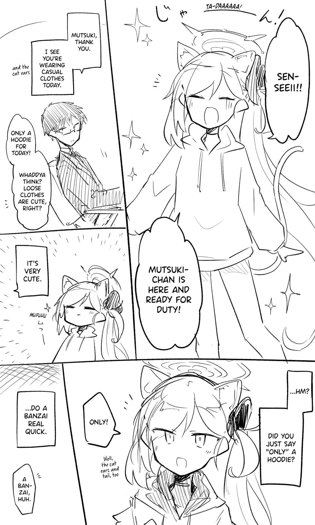 Page 1 Chapter 2 Blue Archive - nekkos Fanbox Content (Doujinshi)