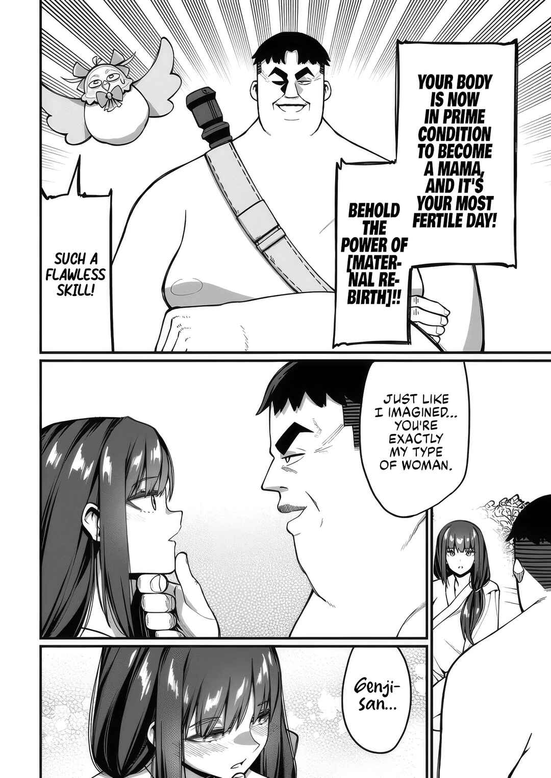 Page 28 Chapter 7 Harem Ou no Isekai Press Manyuuki ~Saikyou Musou no Ojisan wa Arayuru Shuzoku wo Yome ni suru~