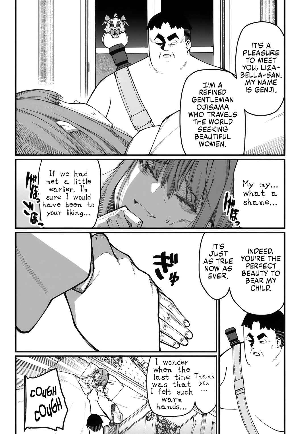 Page 9 Chapter 7 Harem Ou no Isekai Press Manyuuki ~Saikyou Musou no Ojisan wa Arayuru Shuzoku wo Yome ni suru~