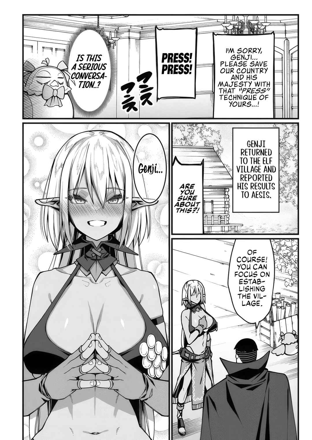 Page 24 Chapter 6 Harem Ou no Isekai Press Manyuuki ~Saikyou Musou no Ojisan wa Arayuru Shuzoku wo Yome ni suru~