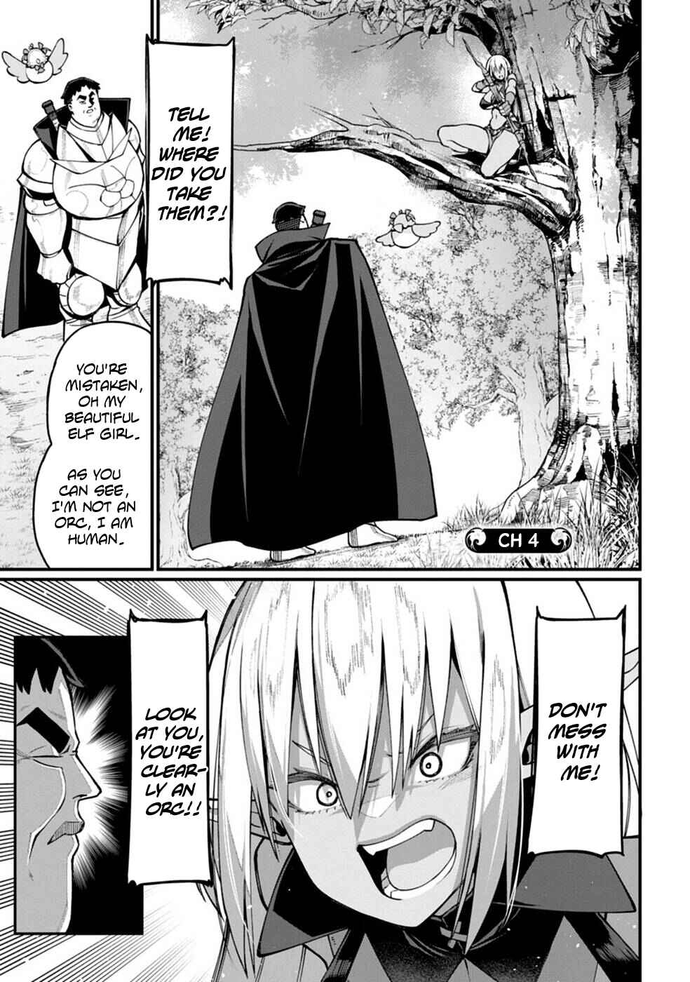 Page 1 Chapter 4 Harem Ou no Isekai Press Manyuuki ~Saikyou Musou no Ojisan wa Arayuru Shuzoku wo Yome ni suru~