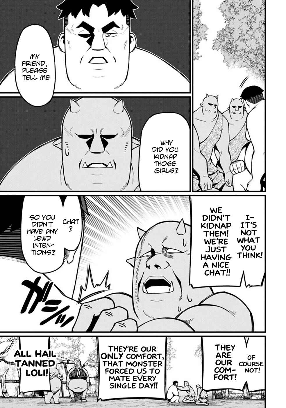 Page 21 Chapter 4 Harem Ou no Isekai Press Manyuuki ~Saikyou Musou no Ojisan wa Arayuru Shuzoku wo Yome ni suru~