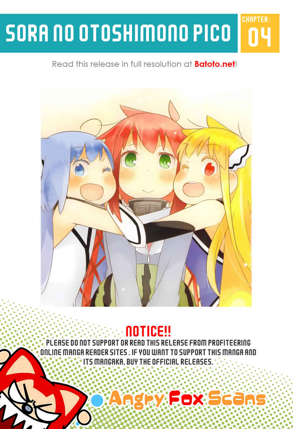 Page 1 Chapter 4 Sora no Otoshimono Pico