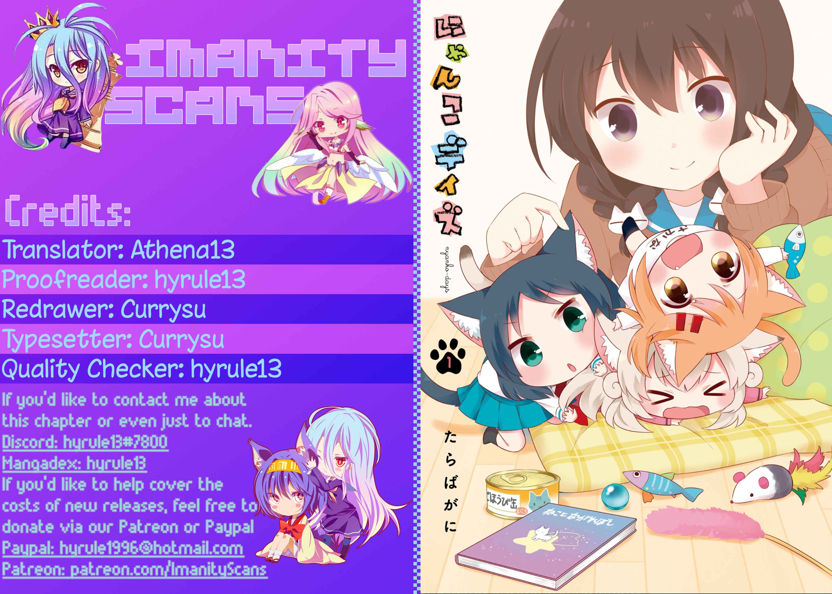 Page 1 Chapter 10 Nyanko Days
