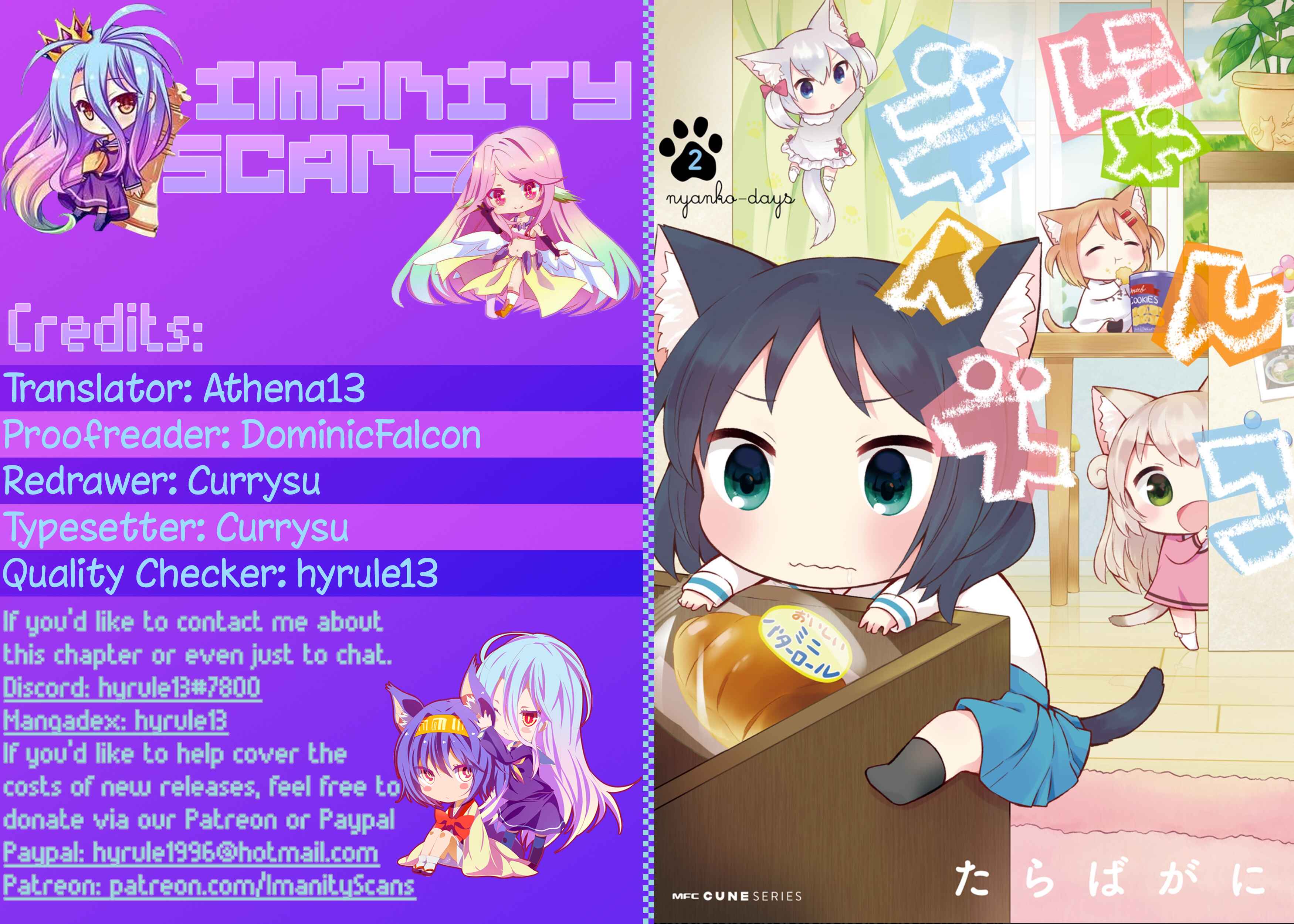 Page 1 Chapter 18 Nyanko Days