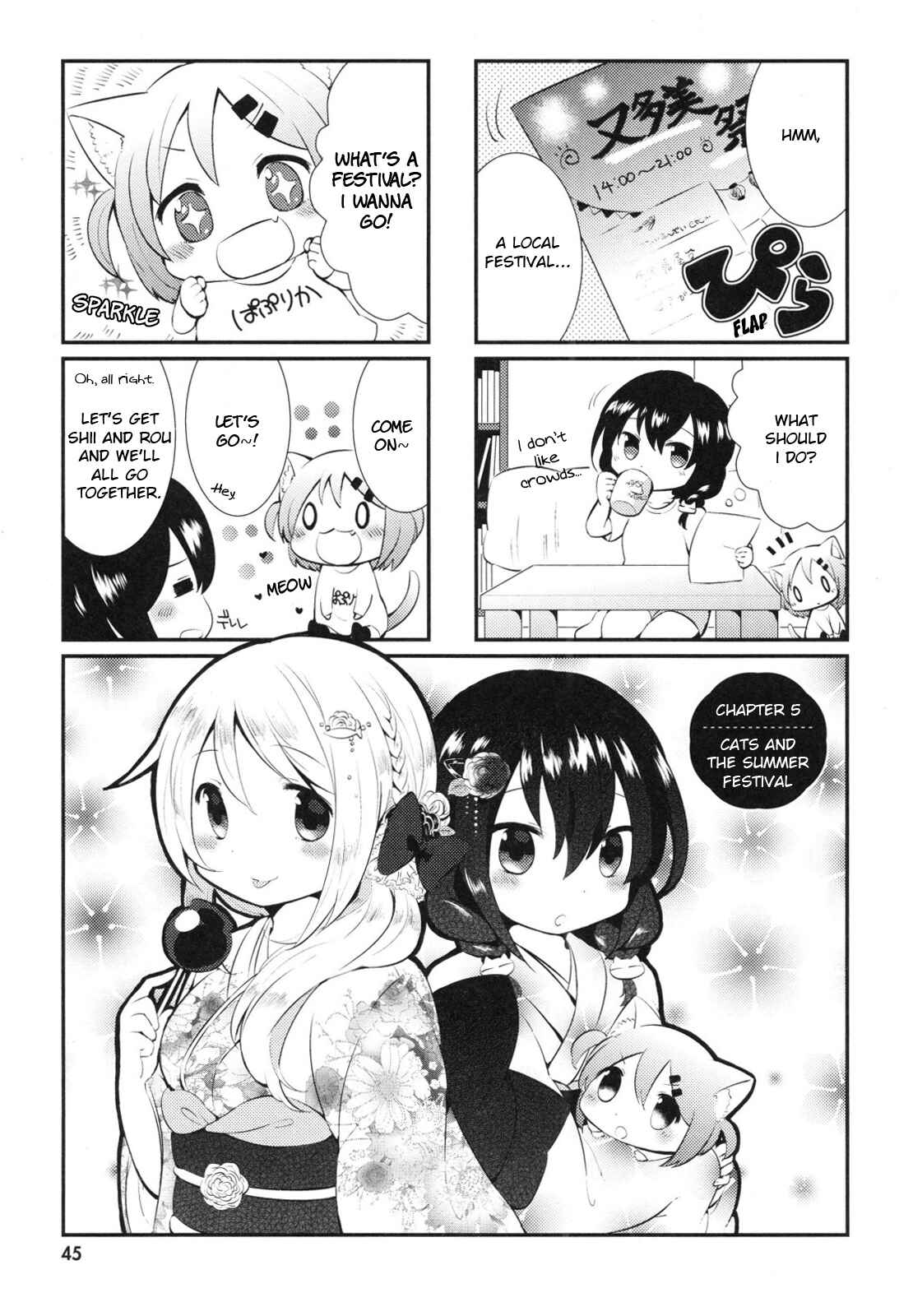 Page 1 Chapter 5 Nyanko Days