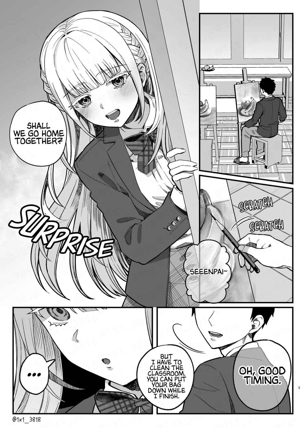 Page 1 Chapter 1 Yandere-chan Is Scary