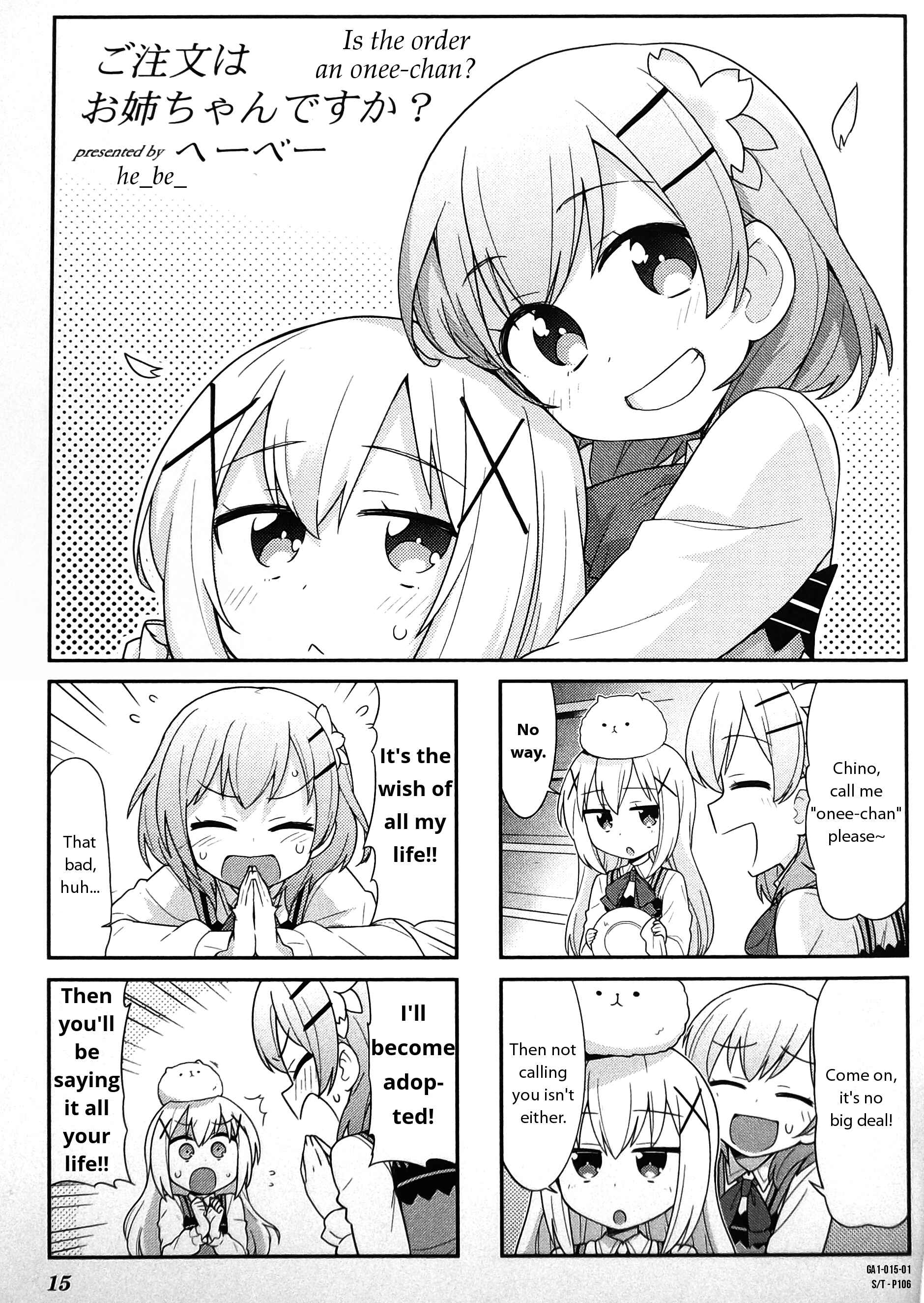 Page 1 Chapter 2 Gochuumon wa Usagi desu ka? Anthology Comic