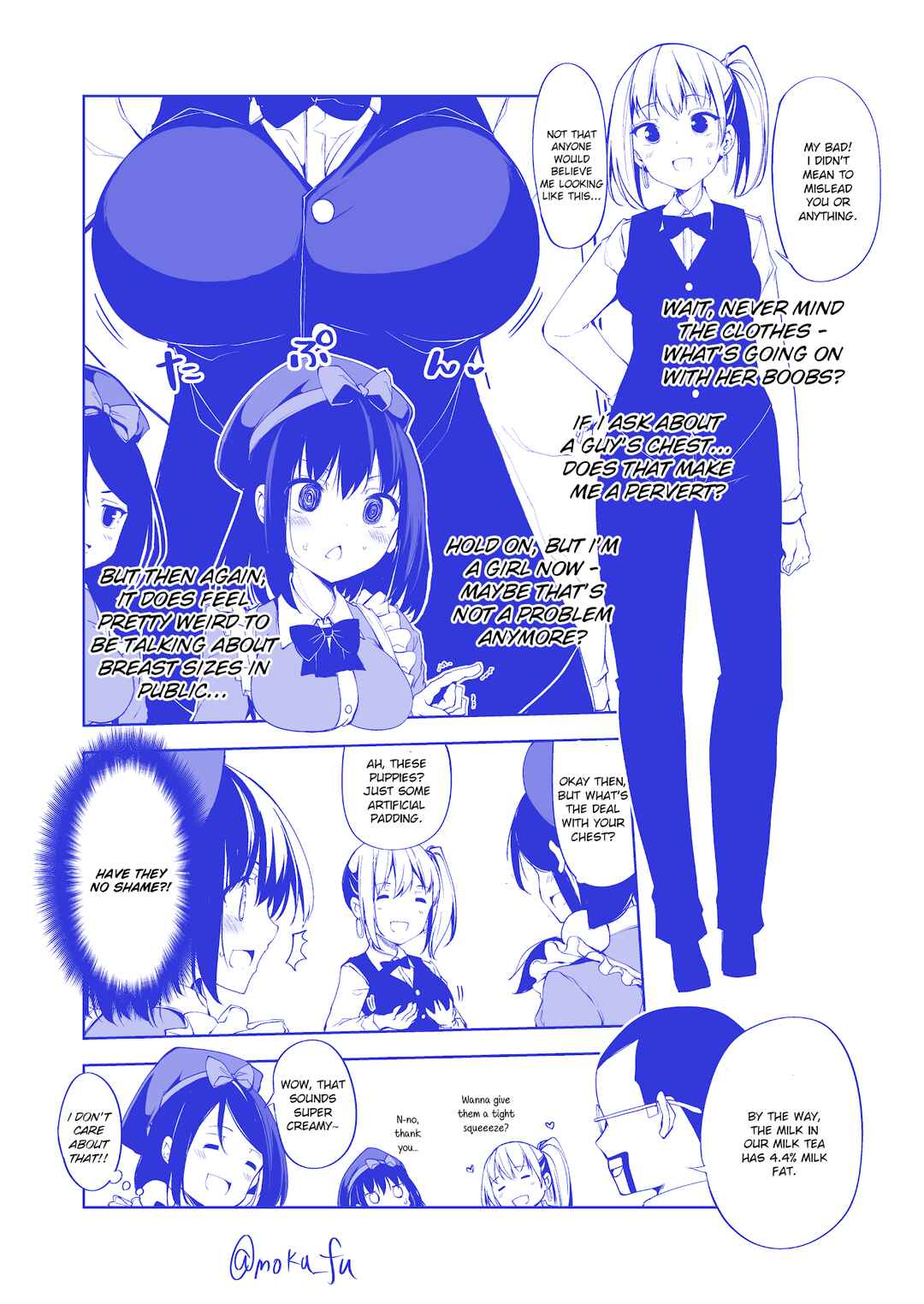 Page 4 Chapter 4 Asa Okitara Onnanoko ni Natteta Manga
